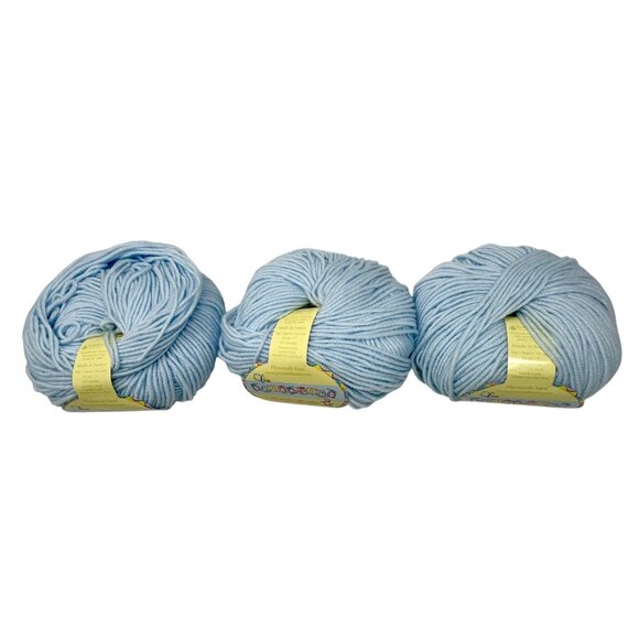 Red Heart Baby Sport Yarn Pink‎ Blue Yellow Multicolor Crochet Knitting Bundle - Picture 2 of 6